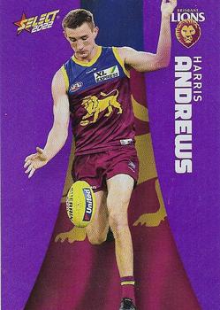 2022 Select AFL Footy Stars - Common Parallel - Purple #PP12 Harris Andrews Front